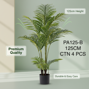 125CM Artificial Areca Palm Tree Plant for Indoor Outdoor Decor