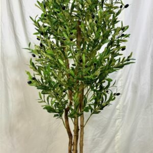 150cm Lifelike Artificial Olive Tree with Olives - Indoor/Outdoor Decor